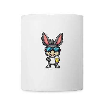 Esel Ski Bier - Tasse - Weiß - Vorne