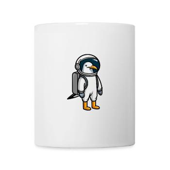 Bande dessinée Seagull Profession Astronaute en combinaison spatiale - Mug blanc - blanc - Devant