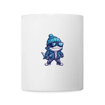 Hai Winter Comic - Tasse - Weiß - Vorne
