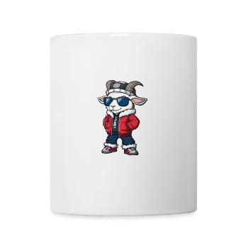 Mountain Goat Winter Comic - Mug - white - Front