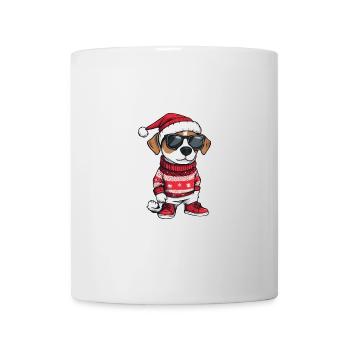 Jack Russel Terrier Dog Christmas Cool X-Mas - Mug - white - Front