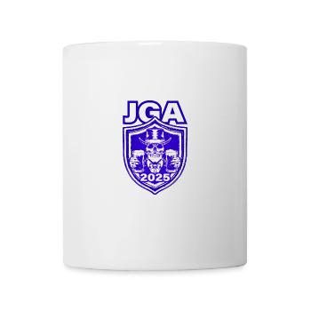 Enterrement de vie de garçon 2025 Crâne d’enterrement de vie de garçon - Mug blanc - blanc - Devant