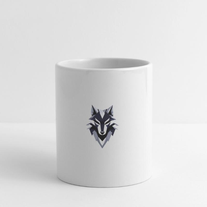 Wolf Low Poly Logo Design Mug