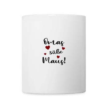 Omas süße Maus - Tasse - Weiß - Vorne