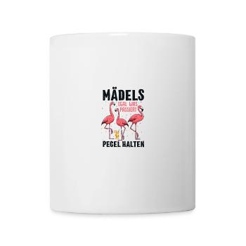 Les filles, peu importe ce qui se passe Maintenir les niveaux - Mug blanc - blanc - Devant