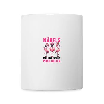 Les filles, peu importe ce qui se passe Maintenir les niveaux - Mug blanc - blanc - Devant