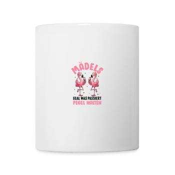 Les filles, peu importe ce qui se passe Maintenir les niveaux - Mug blanc - blanc - Devant