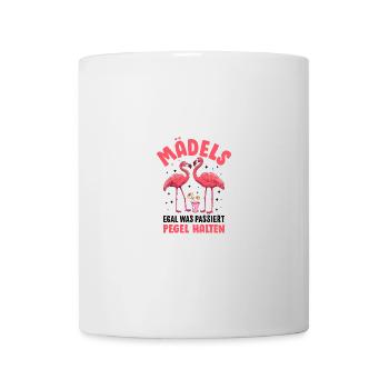 Les filles, peu importe ce qui se passe Maintenir les niveaux - Mug blanc - blanc - Devant
