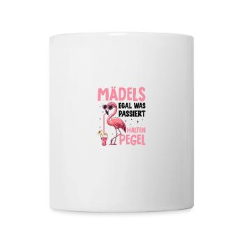 Les filles, peu importe ce qui se passe Maintenir les niveaux - Mug blanc - blanc - Devant