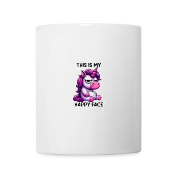 This Is My Happy Face - Tasse - Weiß - Vorne