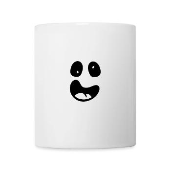 Funny ghost face - Mug - white - Front