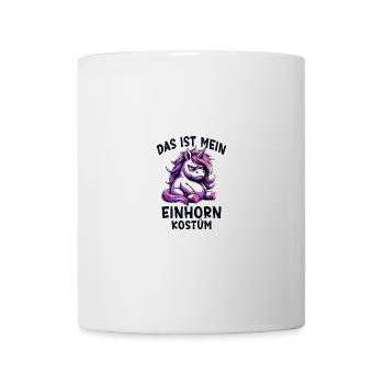 Das Ist Mein Einhorn Kostüm - Tasse - Weiß - Vorne
