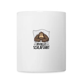 Bigfoot Offizielles Schlafshirt - Tasse - Weiß - Vorne