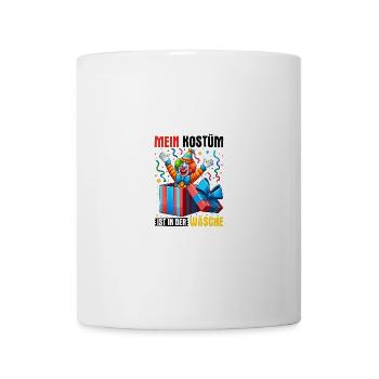 Mon costume est au lavage - Mug blanc - blanc - Devant