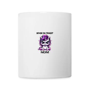 Before you ask: No - Mug - white - Front