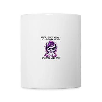 Today I want to do something with people - Mug - white - Front
