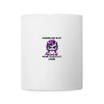 Ne gâche pas ma mauvaise humeur - Mug blanc - blanc - Devant