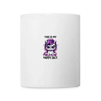 This Is My Happy Face - Tasse - Weiß - Vorne