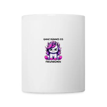 Ami de la glace très fine - Mug blanc - blanc - Devant