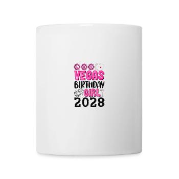 Fille d’anniversaire de Vegas 2028 - Mug blanc - blanc - Devant