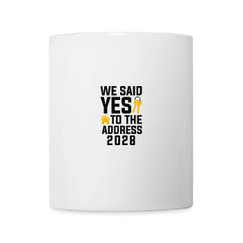Nous avons dit à l’adresse 2028 - Mug blanc - blanc - Devant
