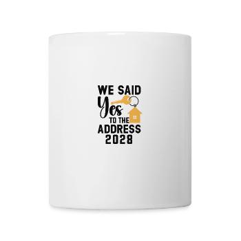 Nous avons dit à l’adresse 2028 - Mug blanc - blanc - Devant