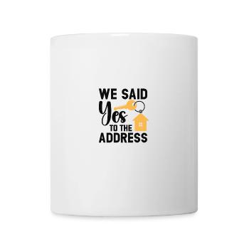 Nous avons dit à l’adresse - Mug blanc - blanc - Devant