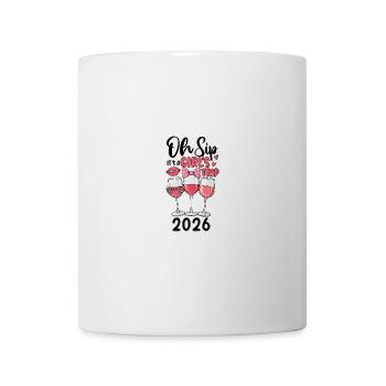 Oh Sip C’est un voyage entre filles 2026 - Mug blanc - blanc - Devant