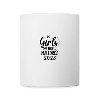 Filles en tournée à Majorque 2028 - Mug blanc - blanc - Devant