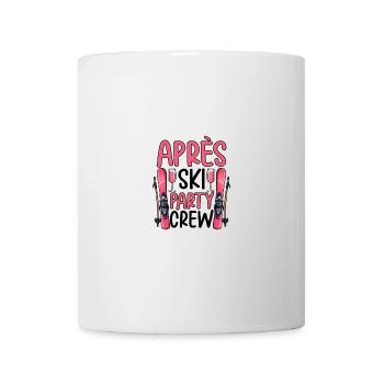 Équipe de fête après ski - Mug blanc - blanc - Devant