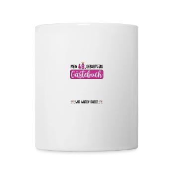 Frauen 48. Geburtstag Unterschreiben für Gäste - Tasse - Weiß - Vorne