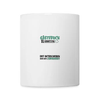 Guestbook 11 Birthday Sign Children's - Mug - white - Front