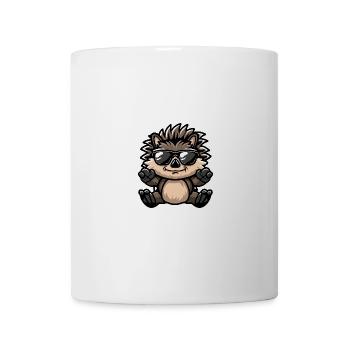 Igel Cool Tier - Tasse - Weiß - Vorne