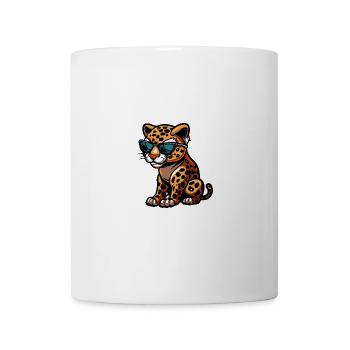 Leopard Cool Animal - Mug - white - Front