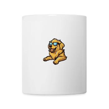 Golden Retriever Hunde Cool Tier Lustig - Tasse - Weiß - Vorne