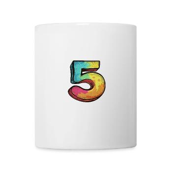 5 Number Comic - Mug - white - Front