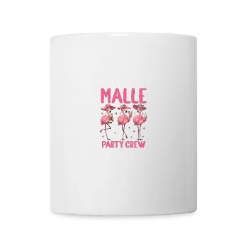 Malle Party Crew Gruppen Motiv Mallorca Urlaub - Tasse - Weiß - Vorne