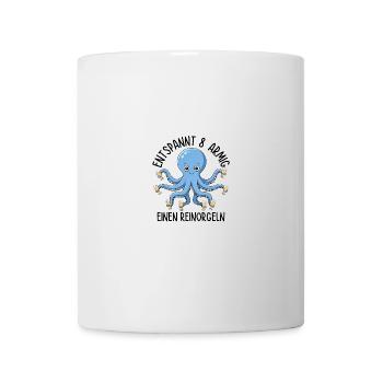 Entspannt 8 Armig Einen Reinorgeln - Tasse - Weiß - Vorne