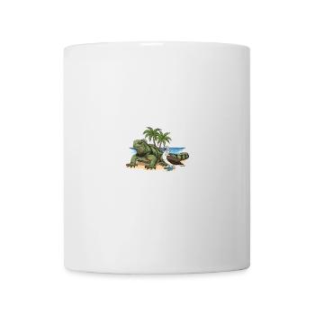 Blue-footed booby marine iguana - Mug - white - Front