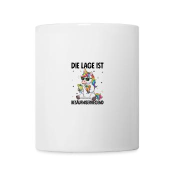 Die Lage Ist Besäufniserregend - Tasse - Weiß - Vorne
