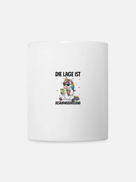 Die Lage Ist Besäufniserregend - Tasse - Weiß