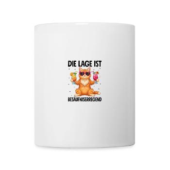 Die Lage Ist Besäufniserregend - Tasse - Weiß - Vorne