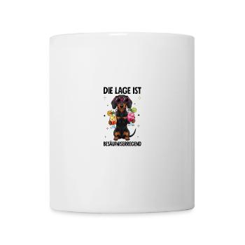 Die Lage Ist Besäufniserregend - Tasse - Weiß - Vorne