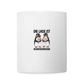 Die Lage Ist Besäufniserregend - Tasse - Weiß - Vorne