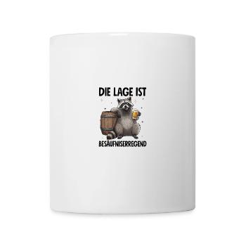 Die Lage Ist Besäufniserregend - Tasse - Weiß - Vorne