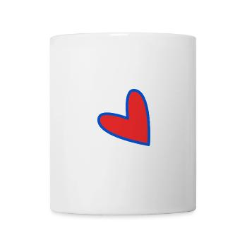 GERADE VERHEIRATET. Junggesellinnenabschied. VALENTINSTAG. PAAR - Tasse - Weiß - Vorne