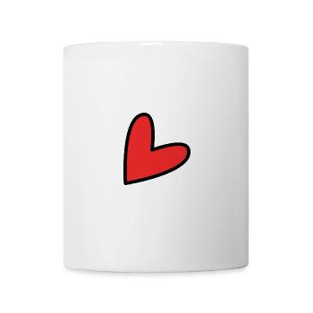 HERZ. PAPA. MAMA. Junggesellinnenabschied. BEBE. KIND. HERZ. FEST - Tasse - Weiß - Vorne
