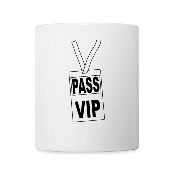pass_vip_pv1 - Tasse - Weiß - Vorne