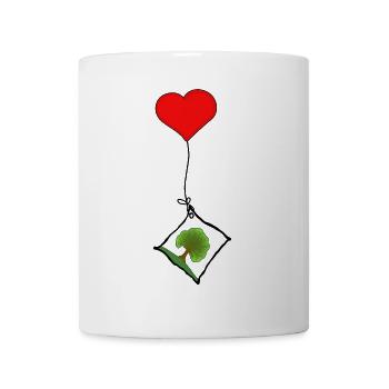 Baum - Tasse - Weiß - Vorne