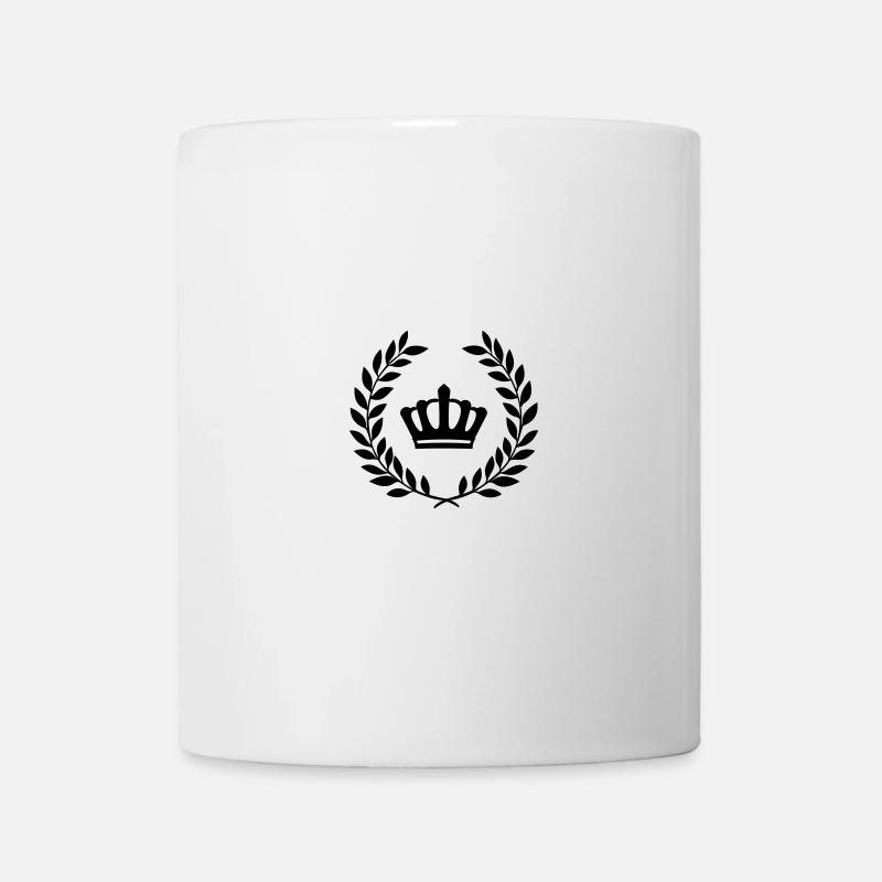 Couronne de laurier - Mug blanc - blanc